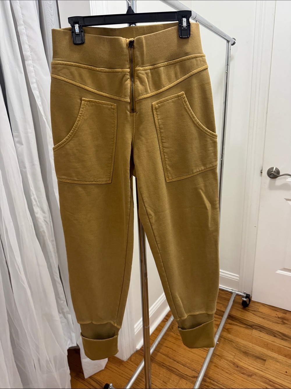 FP Movement by Free People Tan High-Waist Jogger Pants Large
